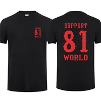 Amazing Casual T Shirt Oversized Essential Hells Angels Support 81 Brotherhood T-shirt Women Men T-shirts Graphic Streetwear Top