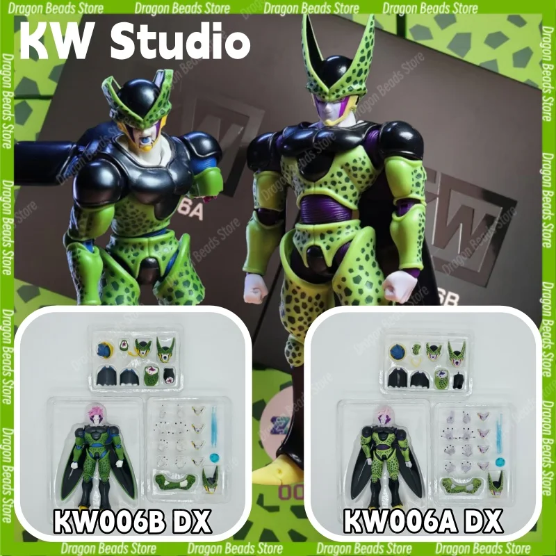 

[In Stock!] KW Studio Dragon Ball SHF ''Perfect Mask'' Green Goblin Cell 1/12 Action Figure Anime Character Figure Collection