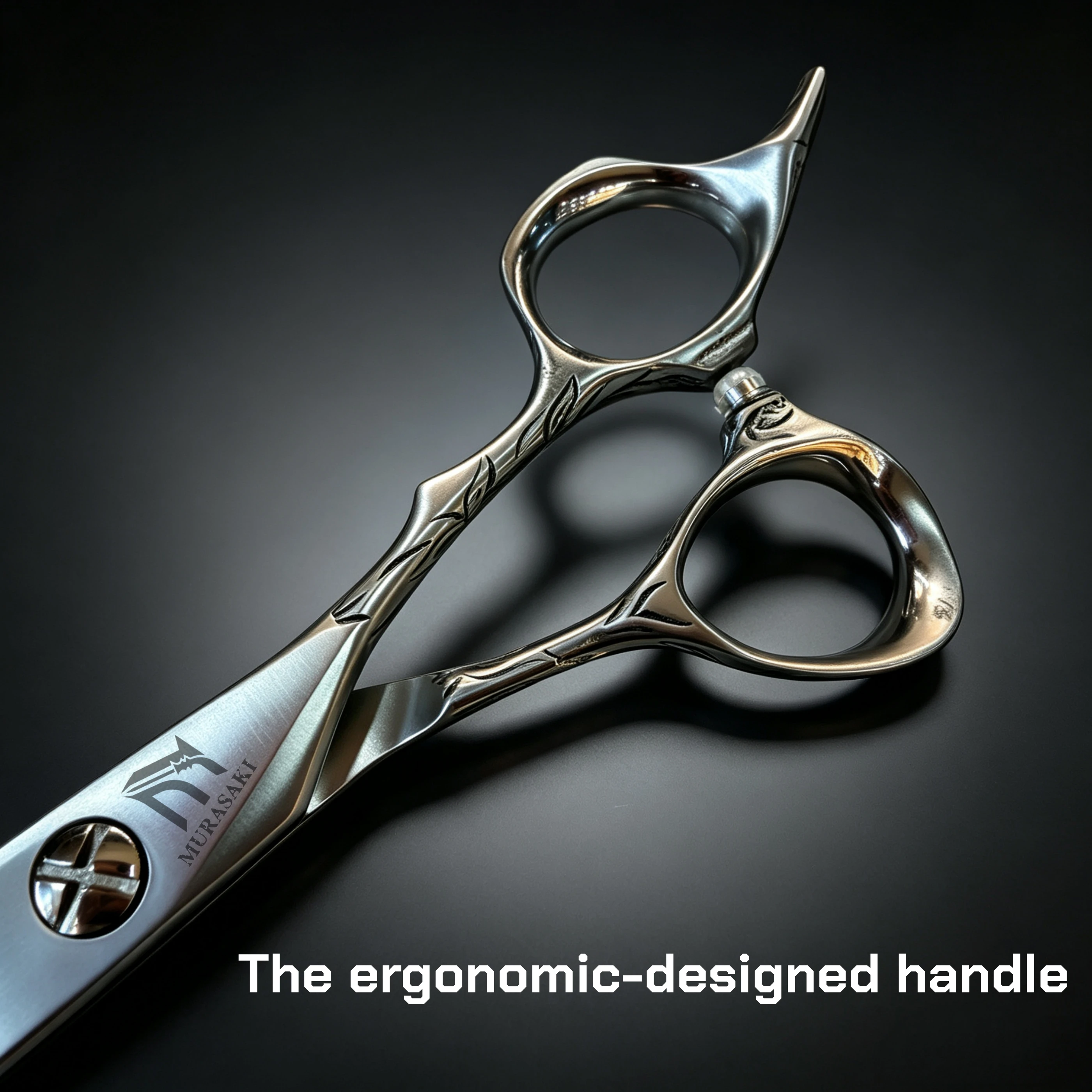 Professional Barber Scissors，6 inch Broad Blade Hair Cutting Scissors，Comfortable Handle Design，Japanese VG10 Steel Barber Tools
