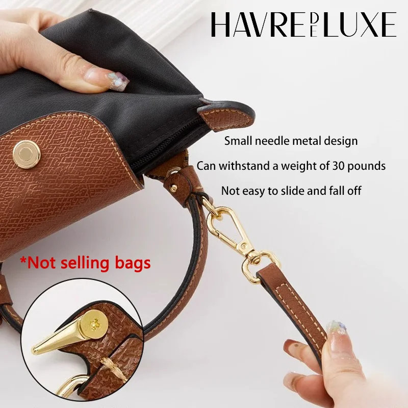 Mini Bags Leather Shoulder Strap Kit Fit For Longchamp Mini Pouch Adjustable Crossbody Small Bag Accessories
