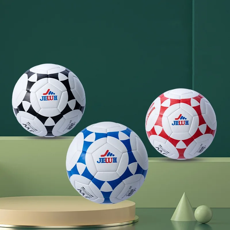 Soccer Ball Standard Size 5 PU Wearproof Football Adults Indoor Outdoor Grassland Training Ball Futebol Adhesive Footy Ball