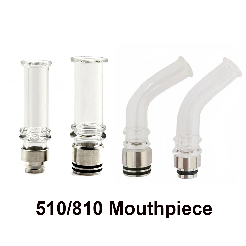 Drip Tip 510 810 Long Glass Mouthpiece Accessories for Kayfun Lite Plus TFV8 BABY Subtank Mini Tank