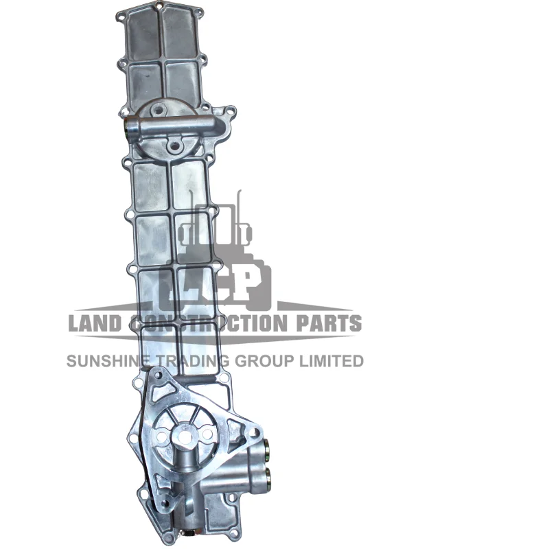Excavator Engine Parts HD800 HD900 6D14 6D15 6D16 6D14-T 6D15-T 6D16-T Oil Cooler Front Cover With Gasket ME034573