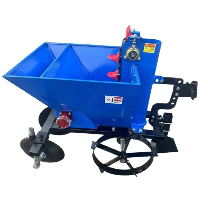 New potato potato seeder, hand-held tractor, crawler micro-tiller, trenching sowing, fertilizing and ridging integrated