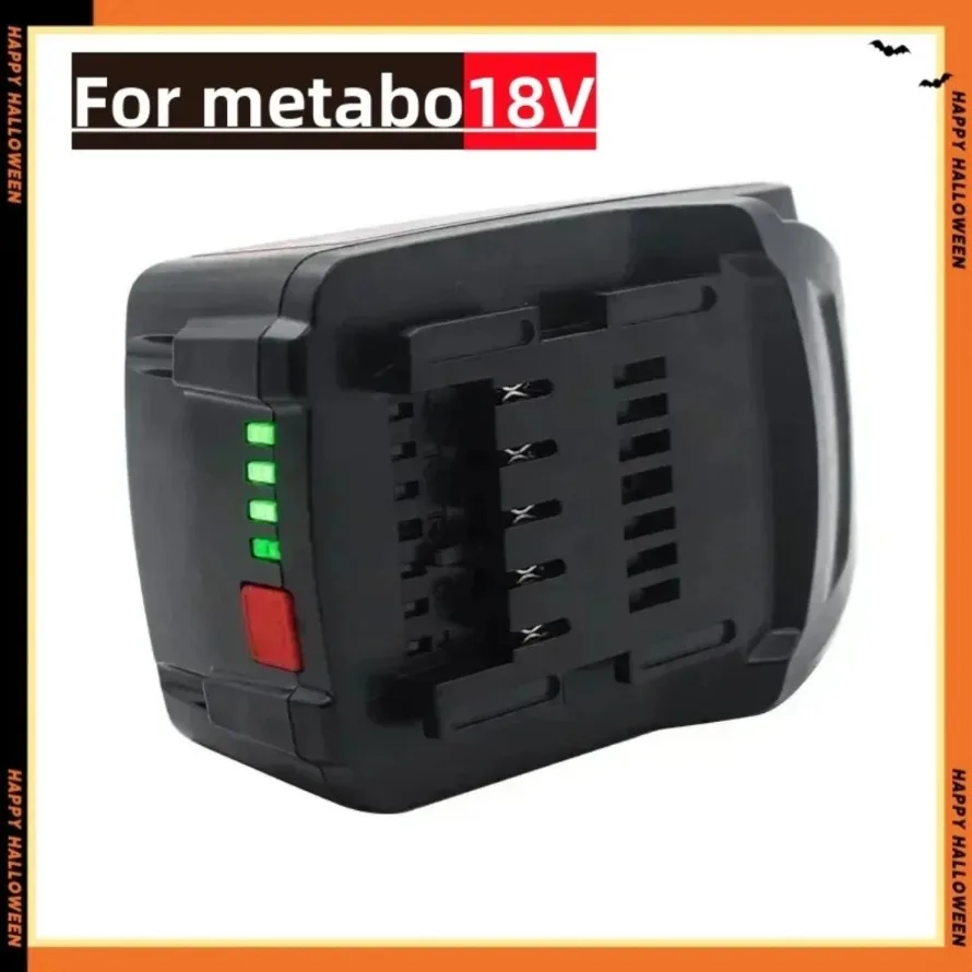 18V For Metabo 4.0-9.0Ah Battery Power Tools Drill Driver Wrench Hammer Grinder for Metabo 18VBattery Asc30 Asc55