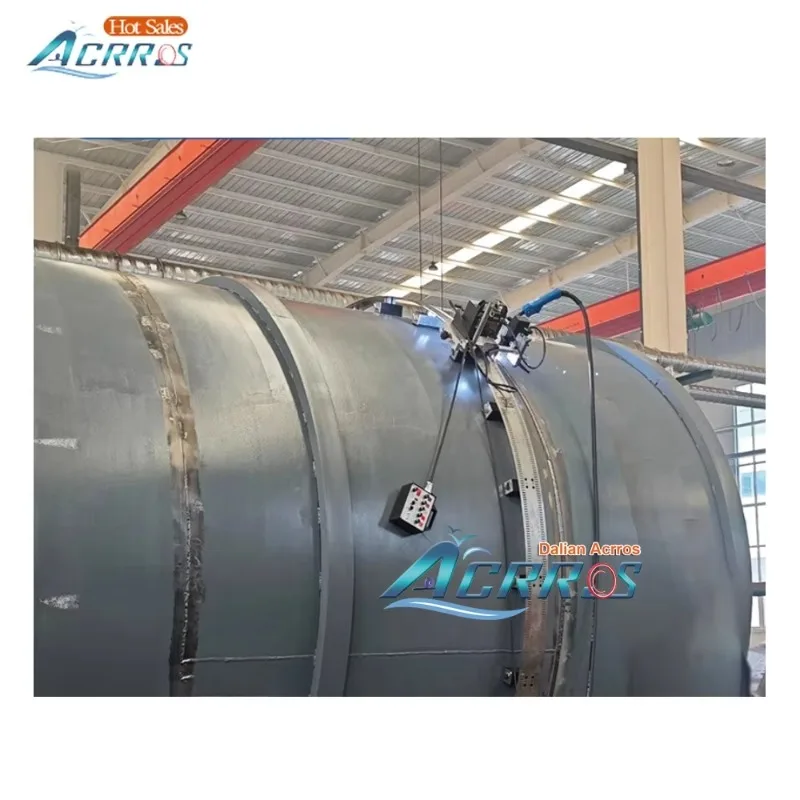 Steel Tank Curve Welding Tractor With Mig Tig Welder Oscillator Welding Carriage