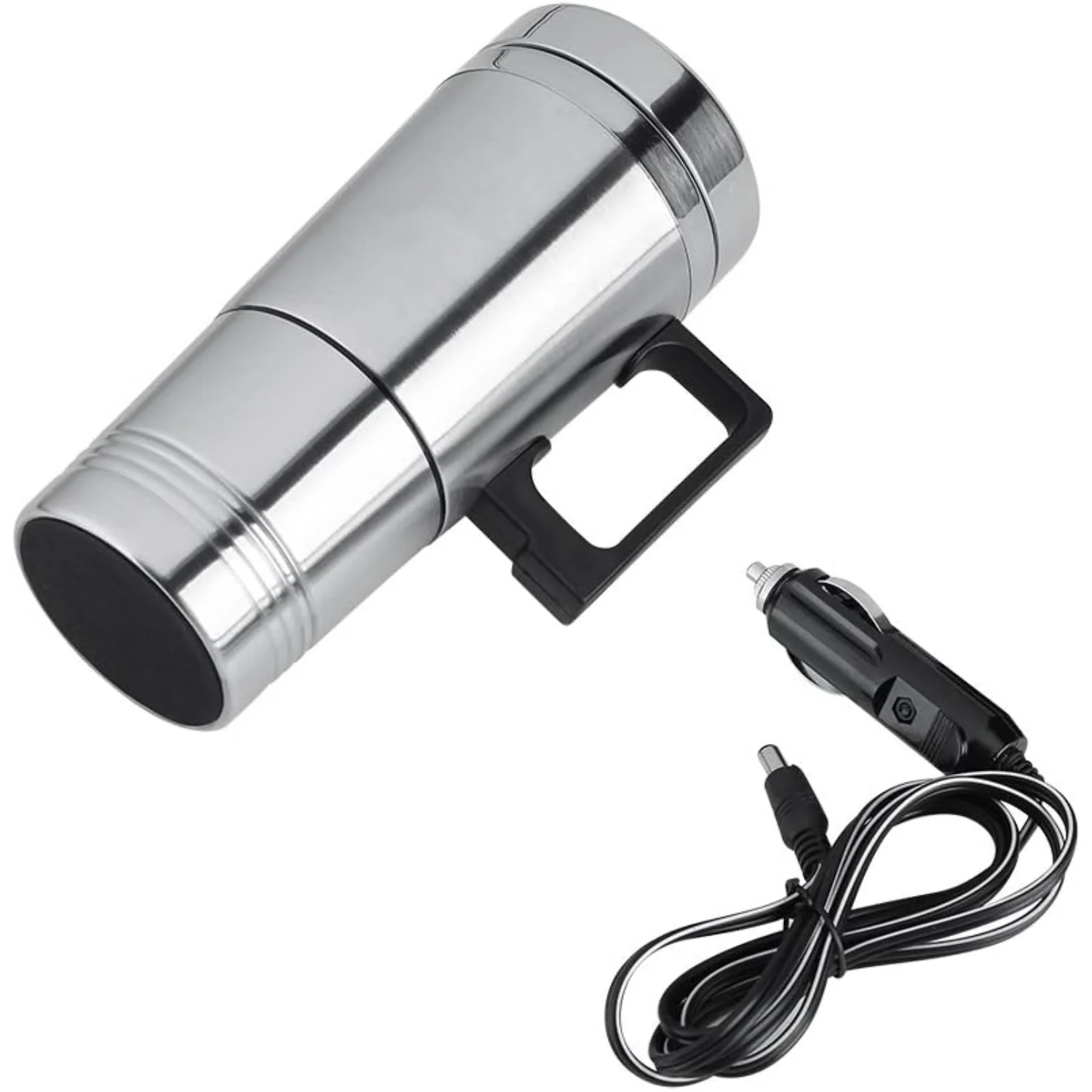 Car Heating Cup, 12V/24V 300ml Car  Coffee Tea Water Mugs Heater Stainless Steel Travel  Bottle,Cups