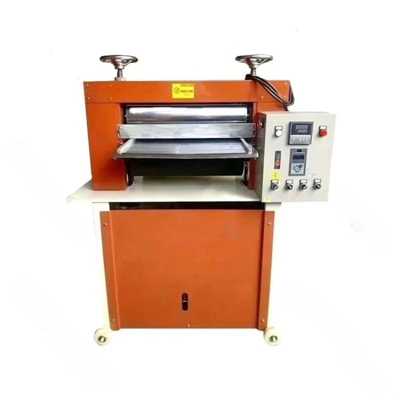 Popular ProdYH-26 Pneumatic Leather Ironing Machine With Temperature Roller For Plating And Embossing Temperature Roller Plating
