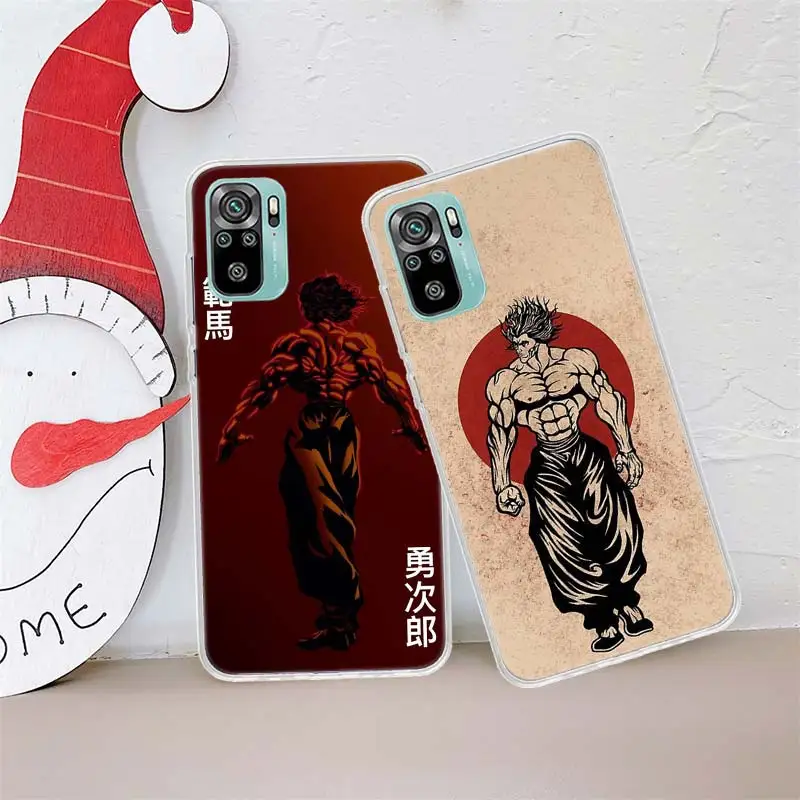 BAKI Hanma Yujiro Anime Phone Case For Xiaomi Poco X3 F6 X4 F4 GT M3 M4 M5 M5S X5 X6 Pro 5G F5 F3 F2 F1 Mi Note 10 Lite Silicon