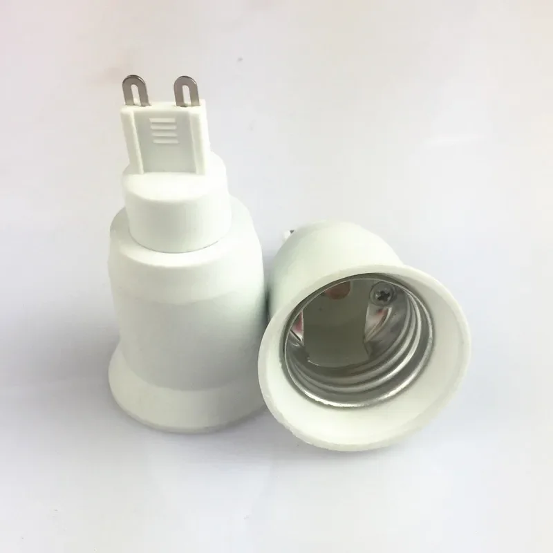 G9 To E27 E26 Light Socket Adapter Lamp Base Holder Converter Lighting Accessory Ceramic PBT Flame Retardant 3/5pcs/pack