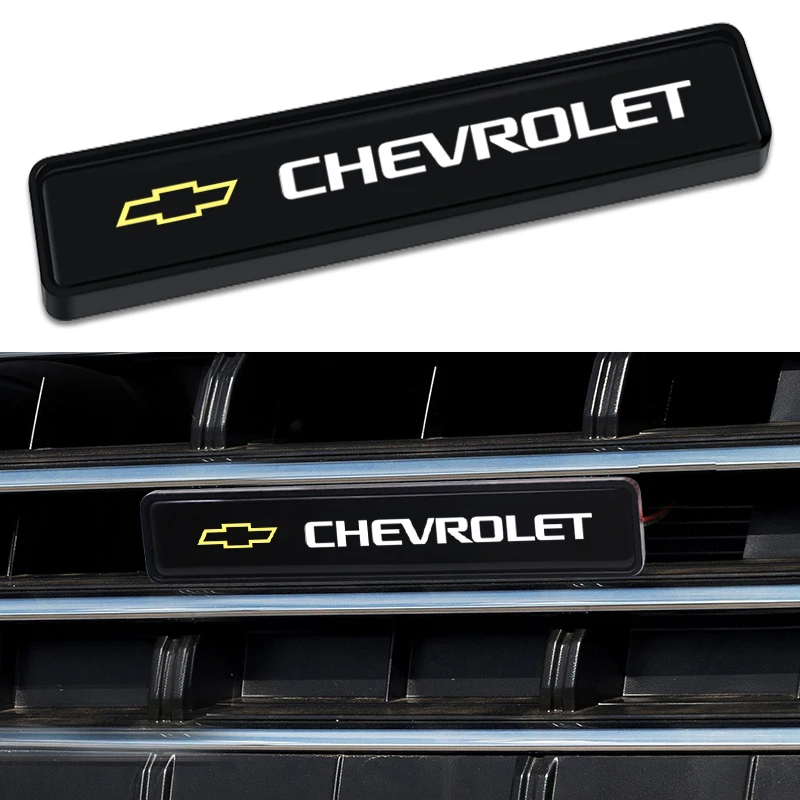 

Car Mid-net Lamp Badge Emblem Decoration Styling Auto Accessories Fit For Chevrolet Lacetti Aveo Cobalt Cruze Malibu Trax Camaro