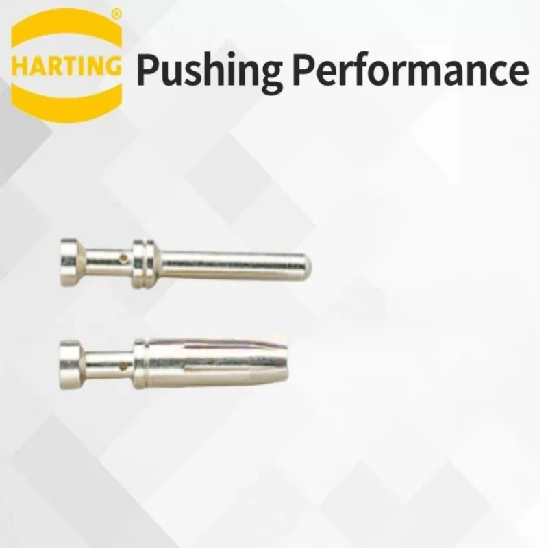 10Pcs/Lot Harting Heavy-Duty Power Connectors with Cold-Pressed Terminals 16A Silver-Plated Male and Female Pins Han D F Crimp Contact Ag Awg 26 - 12 09330006204/104/106/206/107/207/114/214