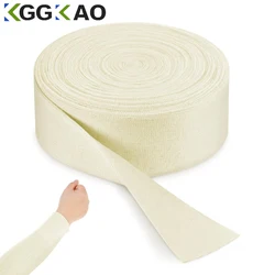 Elastic Tubular Support Bandage,10M - Natural Color,for Large Knee Support Bandage -Medium Thigh, Cotton Spandex