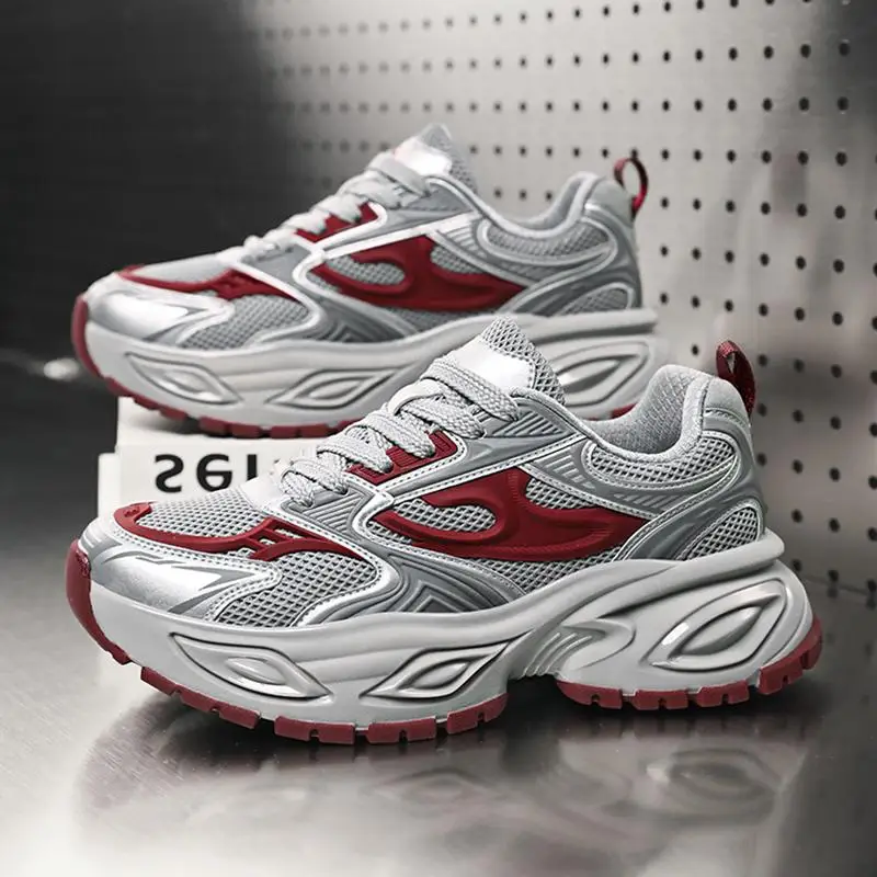 

Men's Shoes 2025 New Autumn Trendy Brand Torre Men's Thick Sole Increased Casual Flow Reflective Sports Running Trendy Shoes