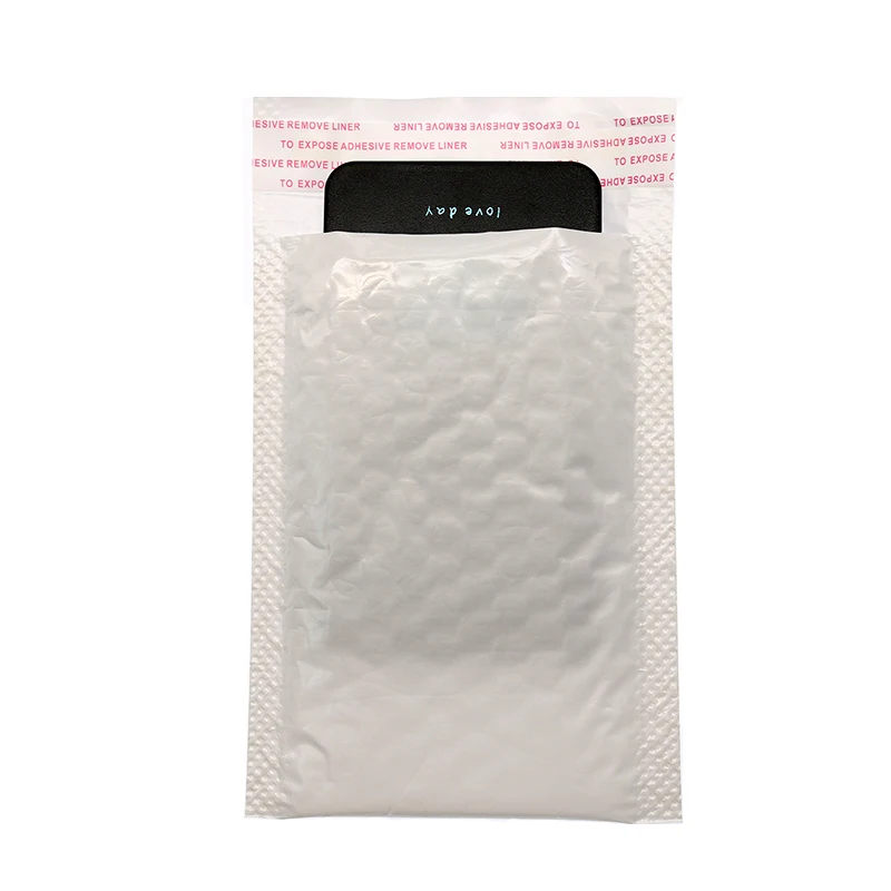 100 Pieces White Bubble Envelope Bag 11*15cm Size Mailing Padded Shipping Envelope with Bubble Mailing Bag