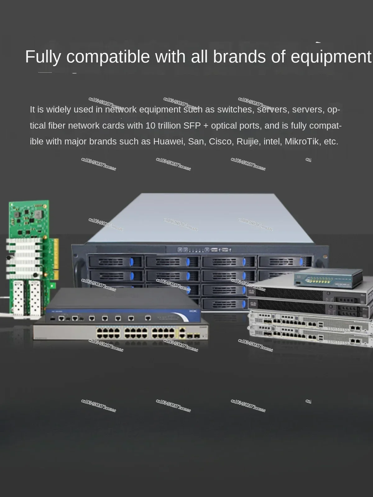 High-Speed Copper Cable, 10 Gigabit, SFP + DAC, Compatible with Multiple Brands Directly Connected to 10G Network Solutions