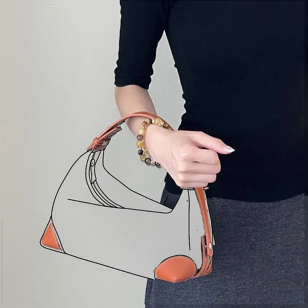 

Fashion PU Leather Bag Extended Short Strap 48cm Replacement Handbags Strap Detachable Modification Bag Belts Bag Accessories