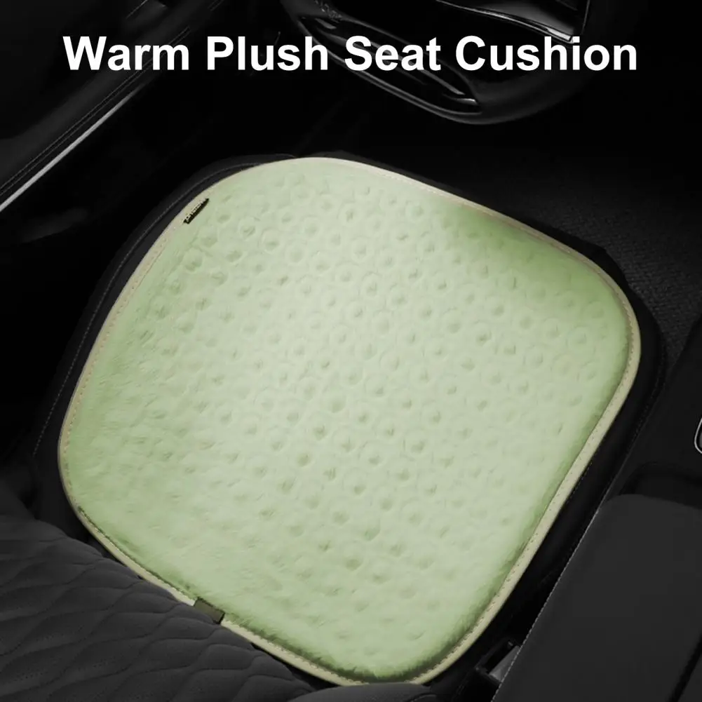 Seat Pad  Helpful Anti-slip Plush  Breathable Car Seat Cover for Home