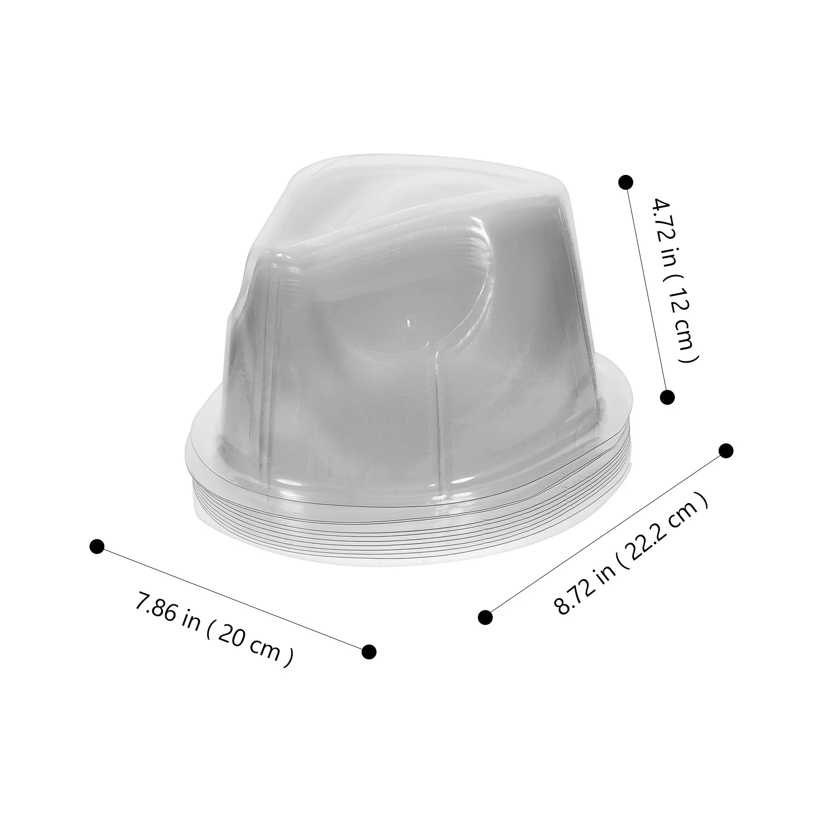 

10pcs Pvc Hat Rack Desktop Storage Stand For Wigs Hats Cap Display Holder Baseball Caps Organizer Home Shop Use Rack