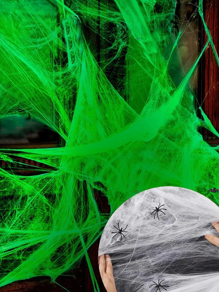 

Halloween Party Decorations Runtowo Luminous Spider Outdoor Horror Haunted House Decoration Props for Door Room Decoration