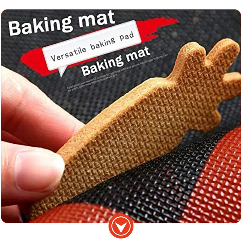 Bread Baking Pad Oven Liner Mat Perforated Steaming Mesh Microperforated Fiberglass Non Stick Mat For Baking Cooking Pastry