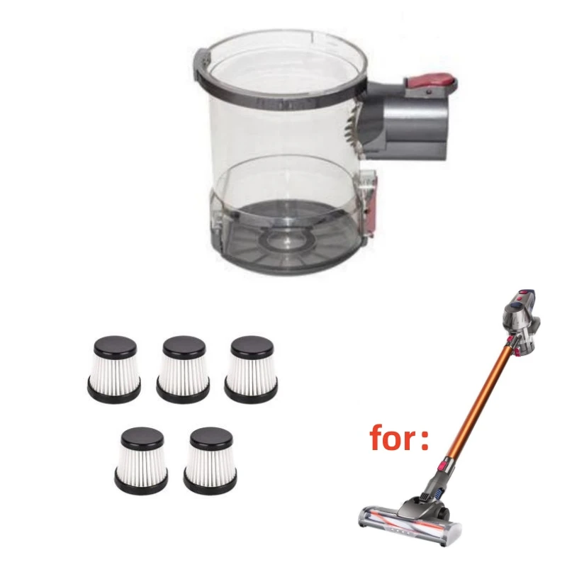 Dust cup HEPA Filters for IEDACH 12kPa Powerful Suction 150W Wireless Handheld Vacuum Cleaner Parts Spare Accessories