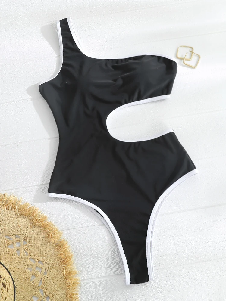 Ata Youj-Maillot de bain une pièce pour femme, amissié, sexy, couleur unie, nouvelle collection 2024