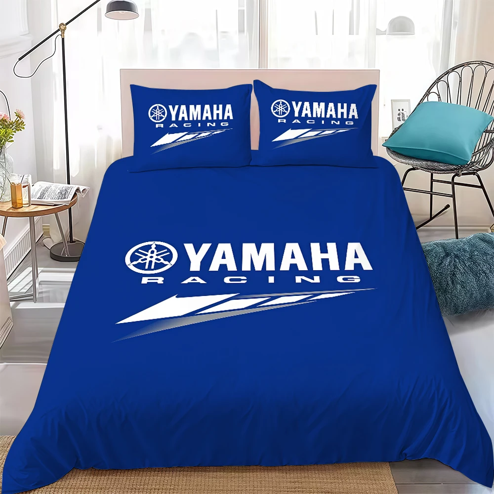 Y-Yamaha-S Fashion Duvet Cover Set Home Style Bedding Soft Laundry Cotton Bed 3 Piece Set Student Dormitory Gift