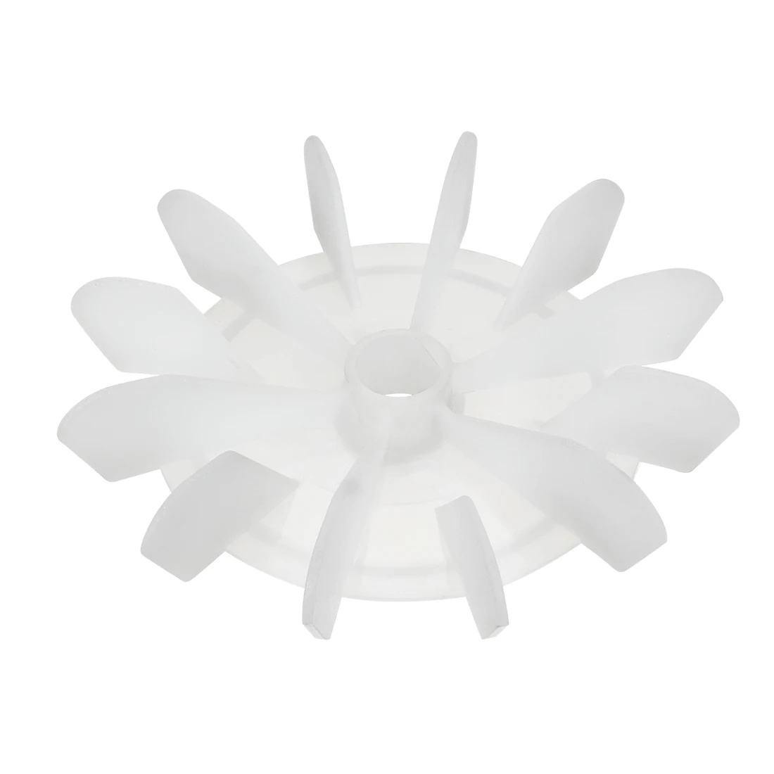 Uxcell 1pcs 120x15mm/140x16mm/140x18mm/148x20mm White Plastic D Shaft Replacement 6/12 Impeller Motor Fan Vane for Home DIY