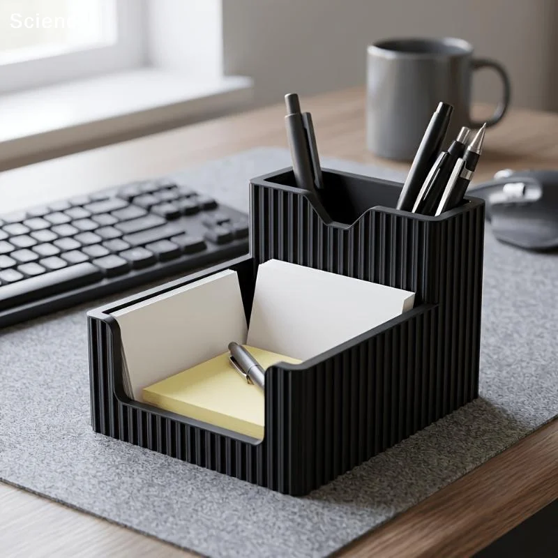 3D Printed Pen Holder Sticky Note Dispenser, Desktop Gaming Office Organizer, Thanksgiving Graduation Teacher Gift