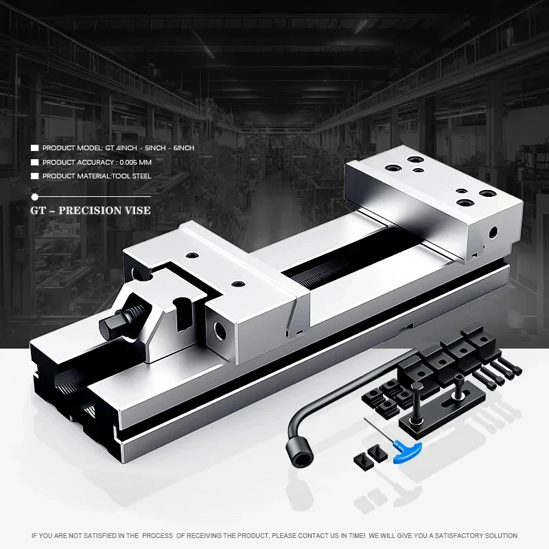 Precision Bench Vise Work Bench 4/5/6Inch Clamp Machine Large Opening Fixture Apply to Various CNC Equipment Machining  Center