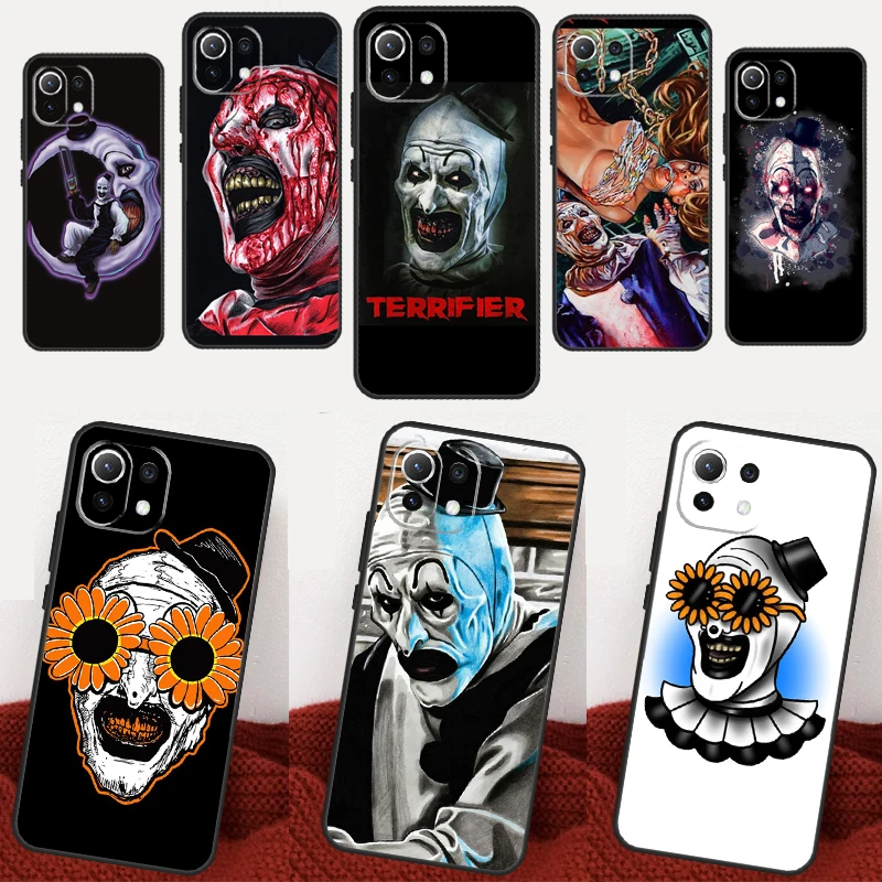 Horror Movie Terrifier Case For POCO X3 F5 X5 Pro M4 M5 F3 X4 F4 GT M5s Xiaomi 13 Pro 12 Lite 12X 11T 12T Cover