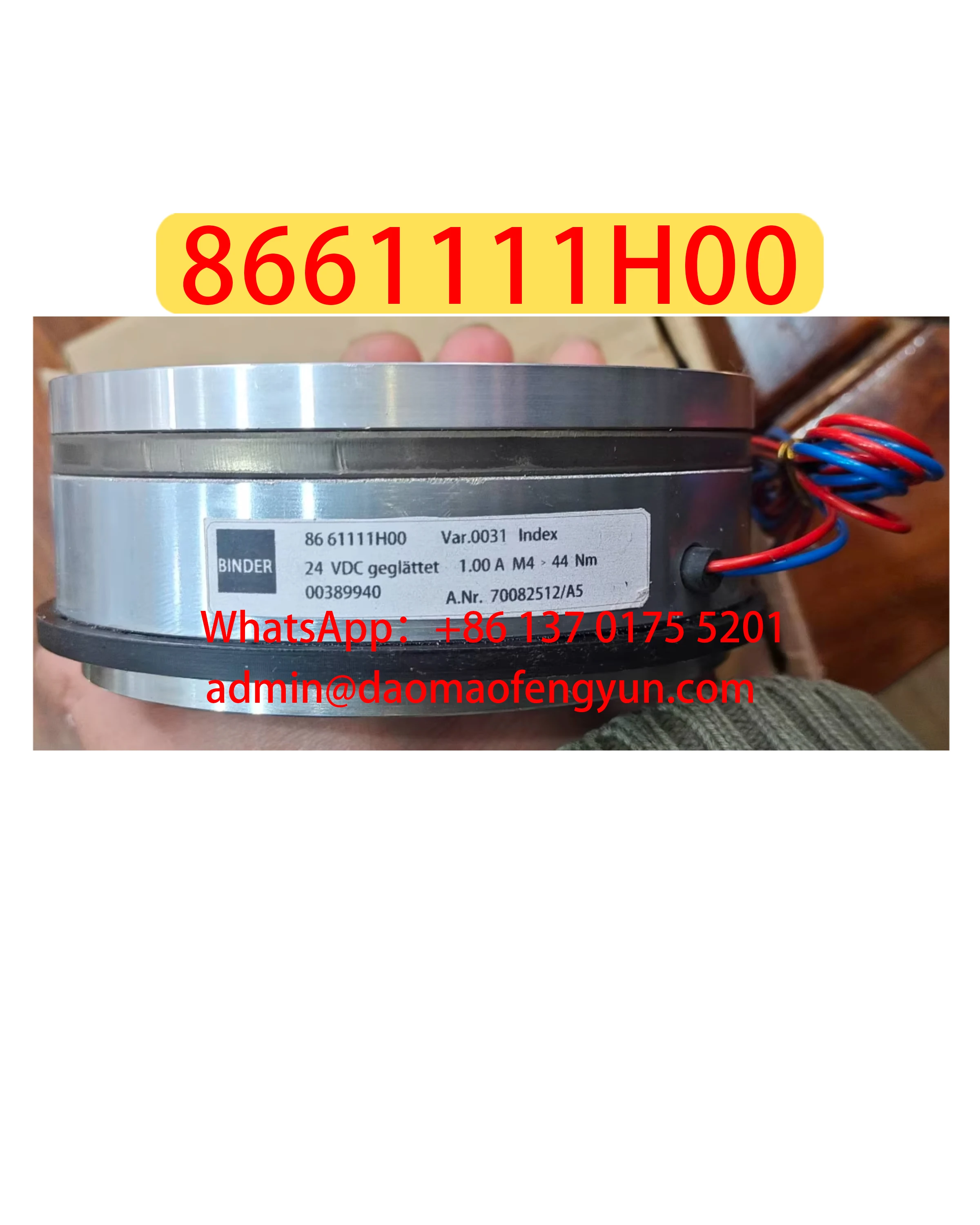 8661111H00 Brand New 86 61111H00，Permanent Magnet Brake，Tested ok，Fast shipping