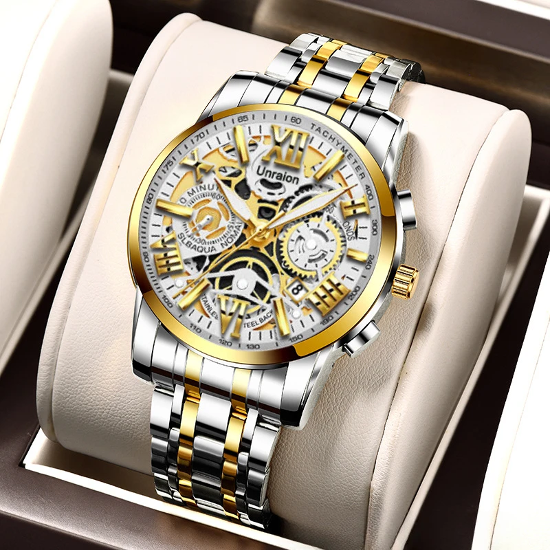 남성용 쿼츠 시계, 속이 비어 있는 디자인의 남성 비즈 - Luxury Watch Under 20000 리뷰 및 가격