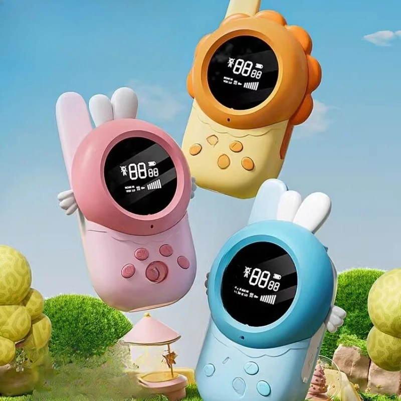 

A pair of children's walkie-talkies, parent-child baby cute phone, mini couple household small outdoor wireless