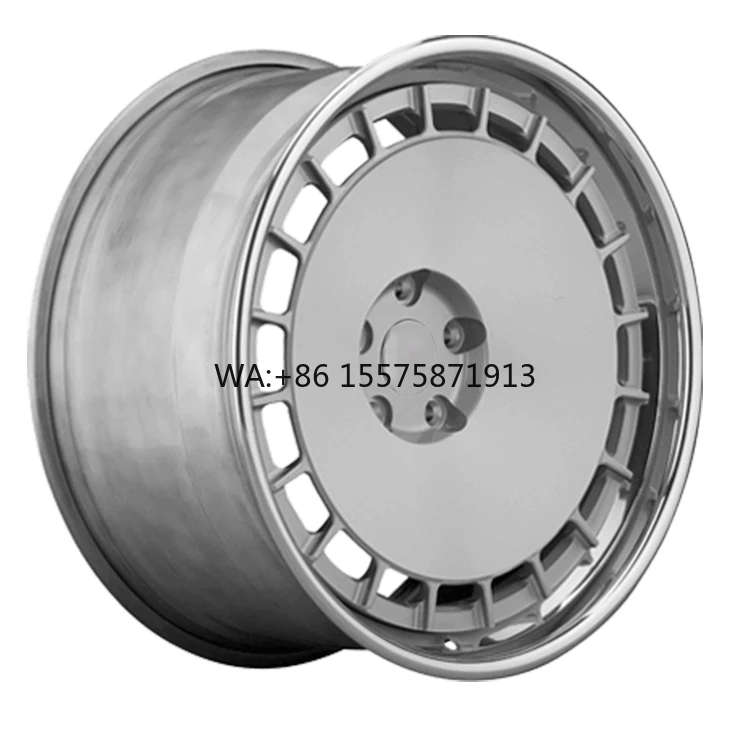 

For One Piece T6061 Forged Pancake Alloy Wheel Rims 18-24 Inch with 5X112 5X108 5X114.3 5X120 Hubs New Condition Brushed 100mm P