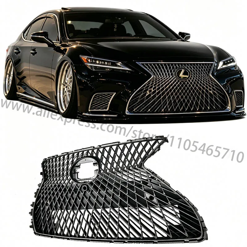 

For 2018-2023 Lexus LS350 LS500, Body Kit, Front Grille, Center Mesh, Easy Installation Auto Parts