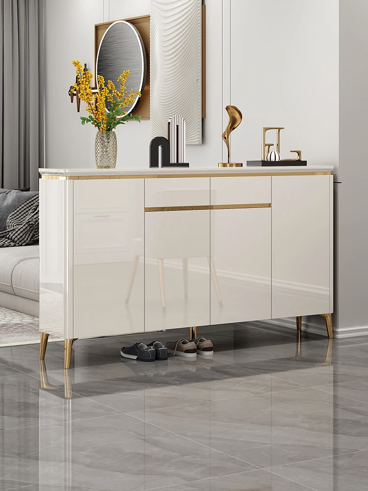 

Light luxury shoe cabinet, modern and minimalist doorstep, large capacity foyer cabinet, storage cabinet