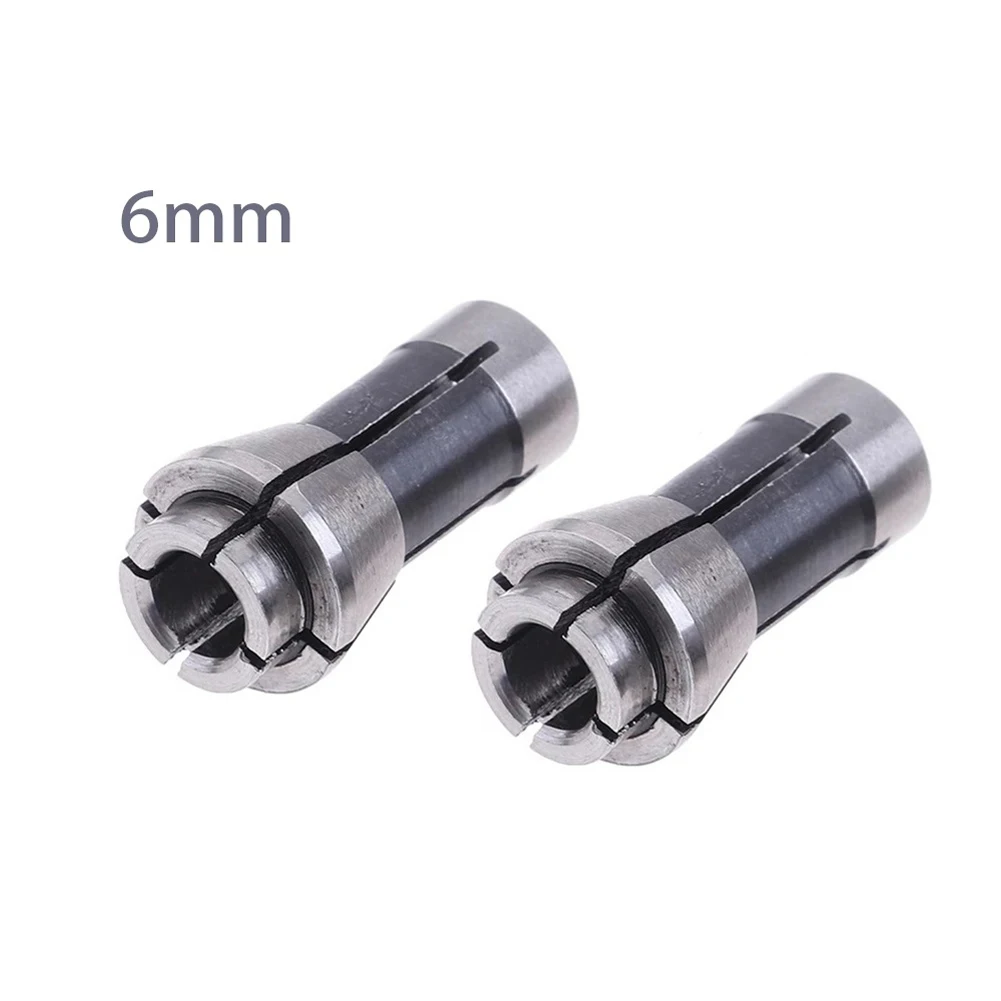 2pcs 3mm/6mm Chuck Alloy Router Bit Collet Grinding Machine Clamping Engraving Chuck For Tire Repairing Power Tool Accessories