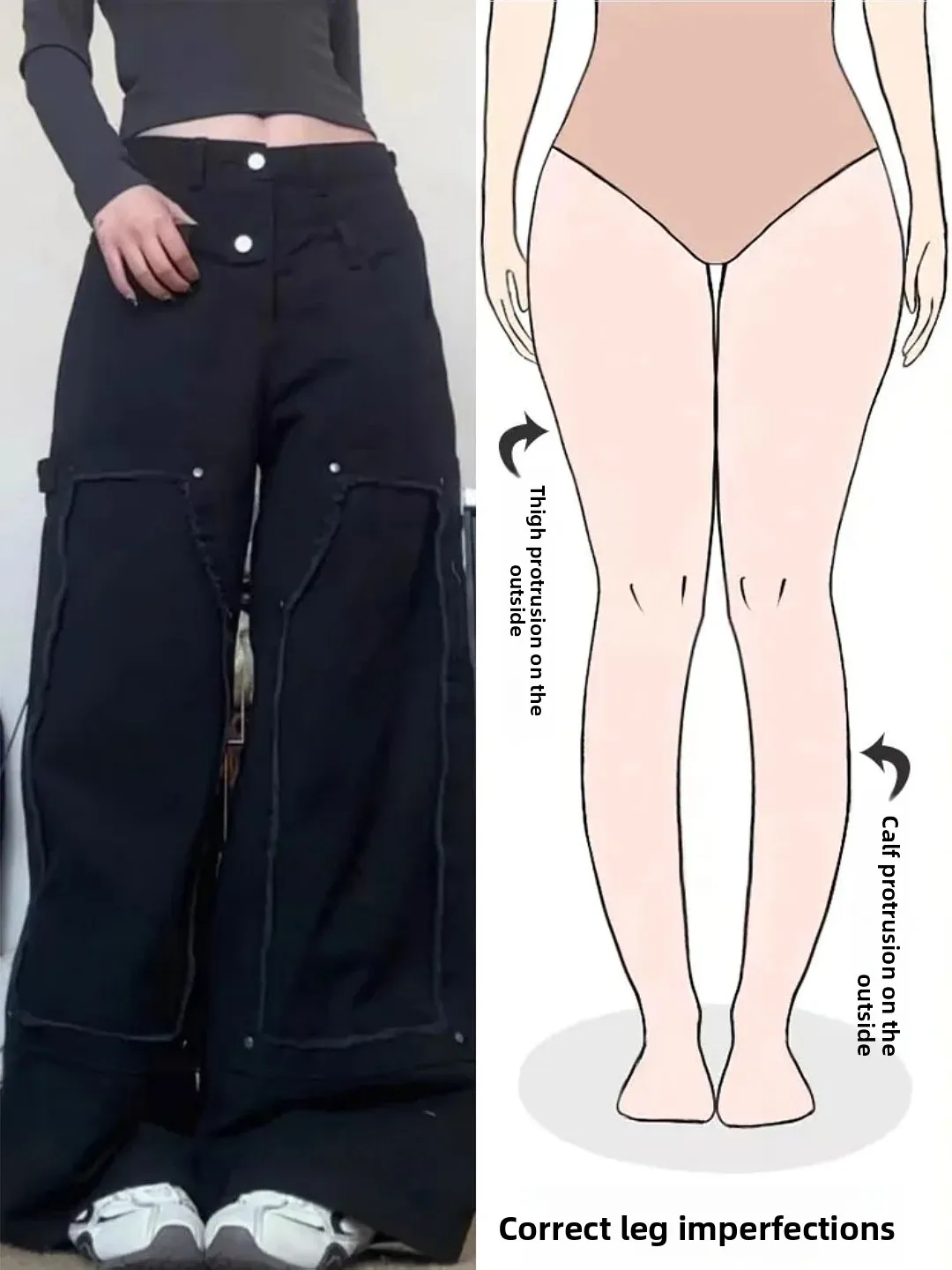 

Женские джинсы с высокой талией в американском ретро-стиле, с двойным поясом, весенняя новинка, уличные универсальные рабочие брюки для фигуры типа «груша»