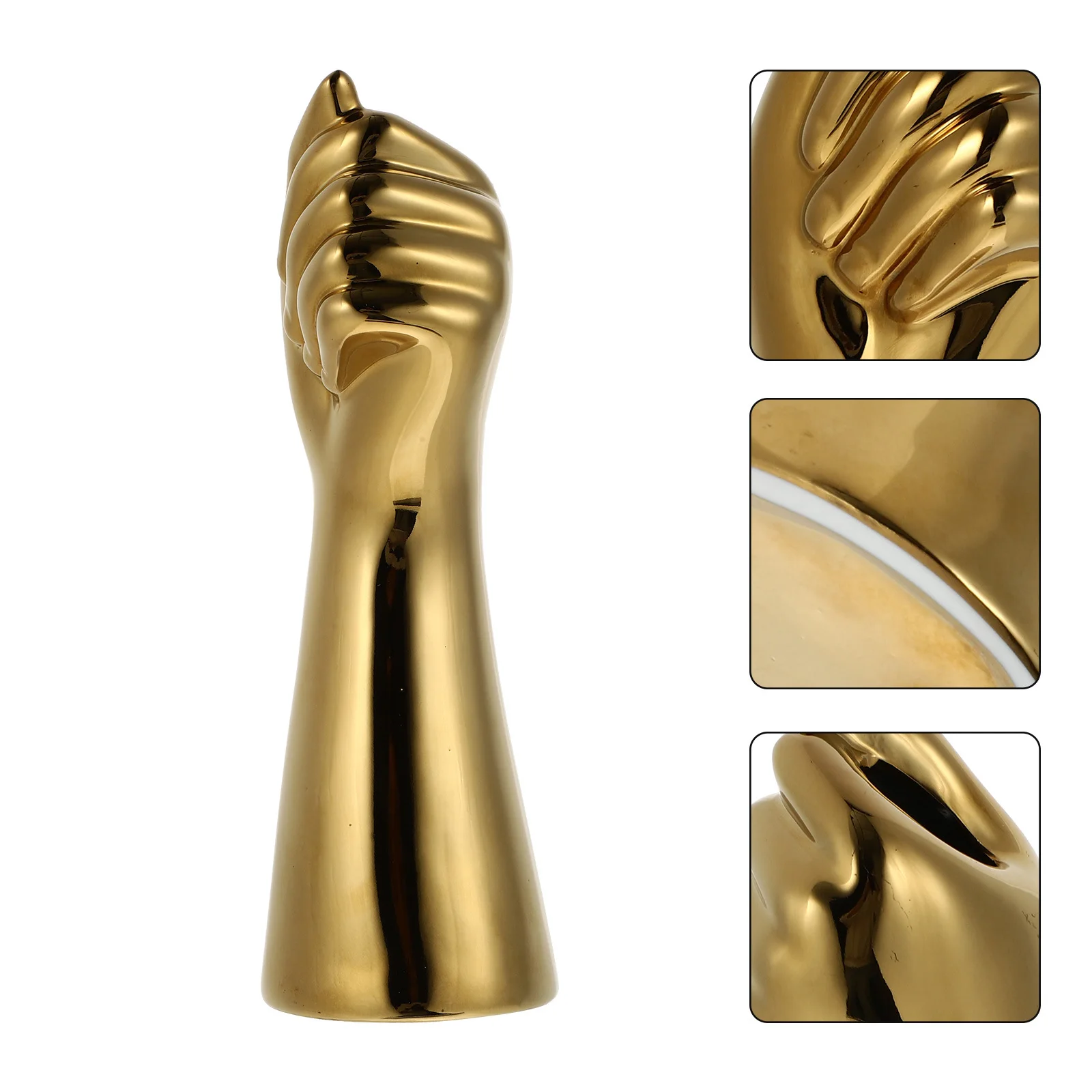 

Modern Vases Decorative for Home Ornament Flower Arranger Holder Hand Shaped Unique