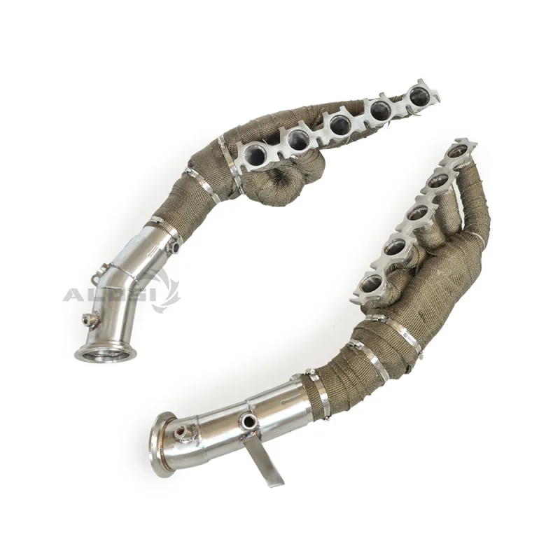 

Exhaust Manifold with Insulation Layer Suitable for Lamborghini Huracan EVO 5.2 2019-2024 Performance Straight Through Auto Part
