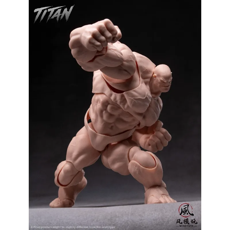 WINDTOYS Vorverkauf TITAN 1/12 Maßstab Superflexible Gelenke Männliche Muskulöse Starke Figur mit Kopfskulptur Sammlermodell