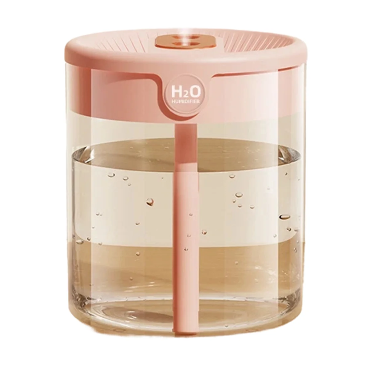 

New 2L Double Spray Humidifier Atomizer USB Capacity Home Mute Bedroom Office Night Light Humidifier Pink