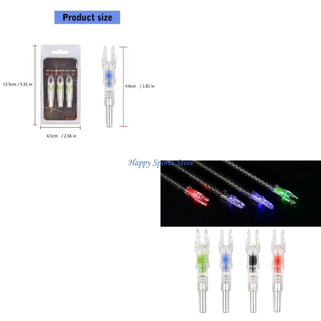 3pcs سهام LED LED مضاء