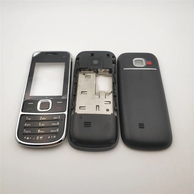 For Nokia 2700 Full Housing Cover Door Frame + Battery Back Cover + Keypad