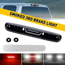 Red Led Third Brake Light Strobe Rear Center High Mount Stop Lamp For Chevy Silverado GMC Sierra 1500 2500HD 3500HD 2007-2013