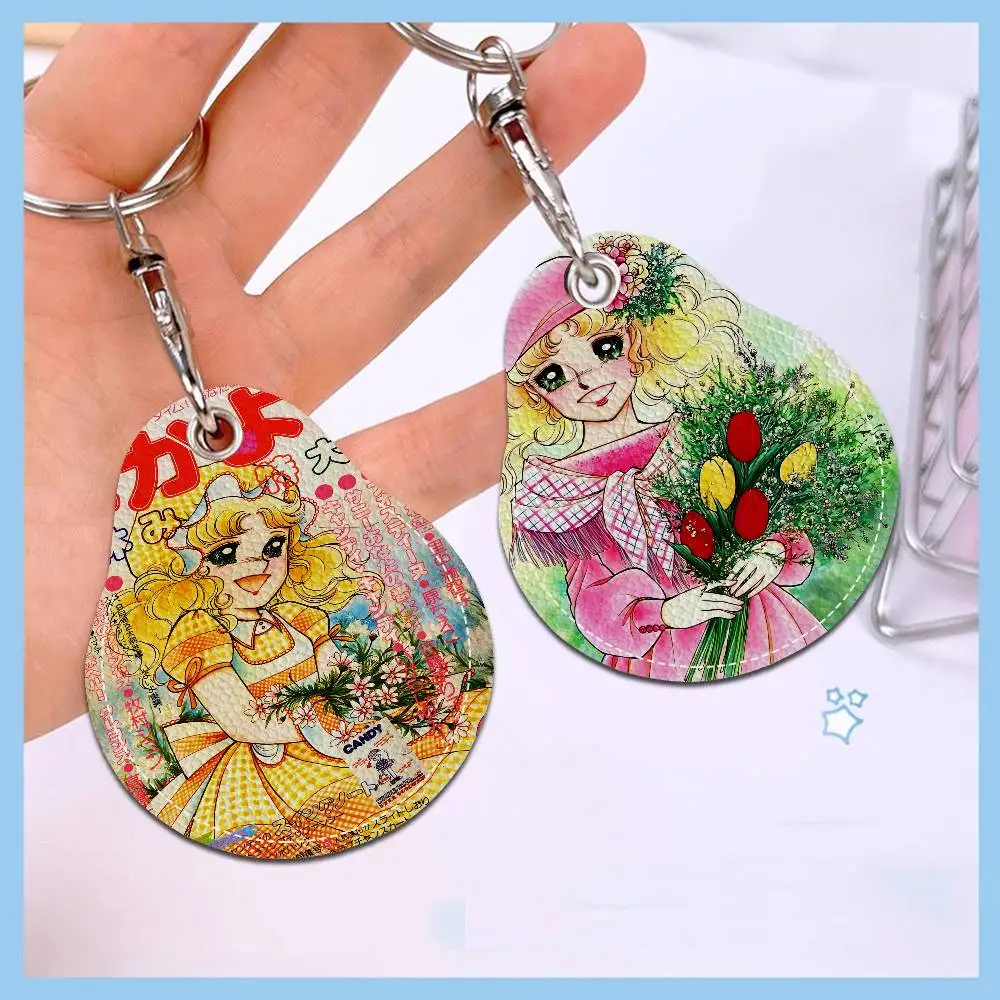 Candy Candy Anime Waterdrop Aped N Acc Control Card Holder For Vehicles Public Transport Keychain Protective Cover