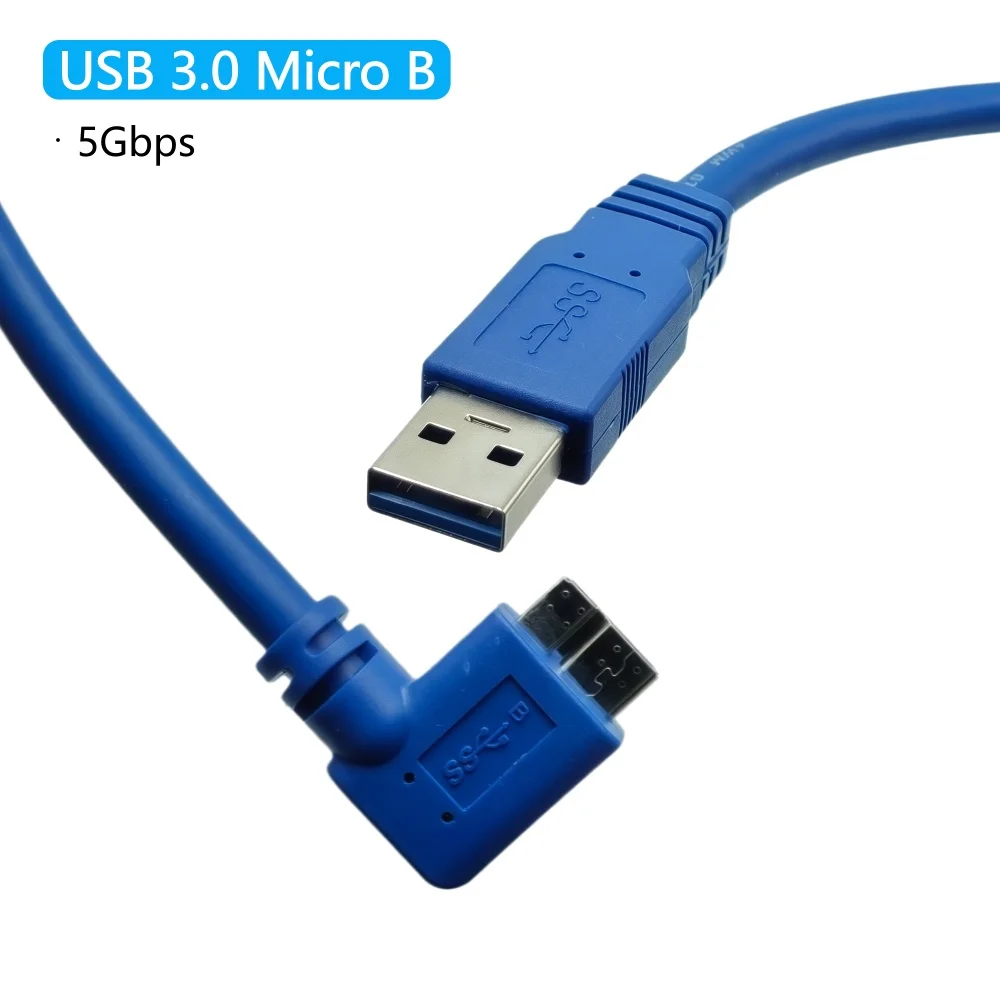 USB to Micro B Right Angle Camera Cable Super Fast and Stable 3.0 Transmission Data Transfer with Various Professional Cameras
