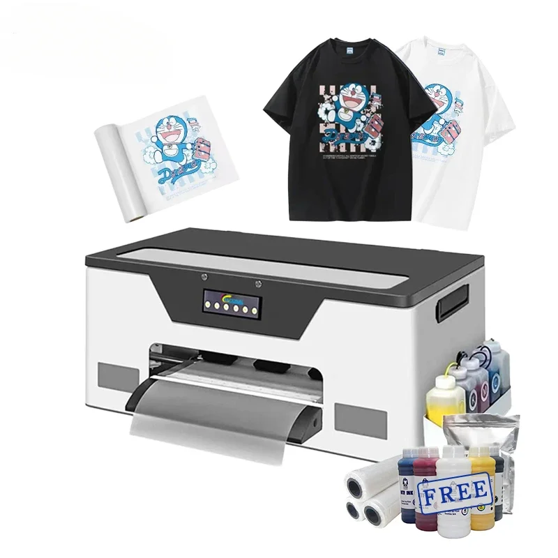 

DTF Printer A3+ Sheet Rolls Heat Transfer PET Film Digital Printer XP600 DTF Printer with Maintop software